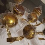 Chocolate Cake Pops with Gold Dust